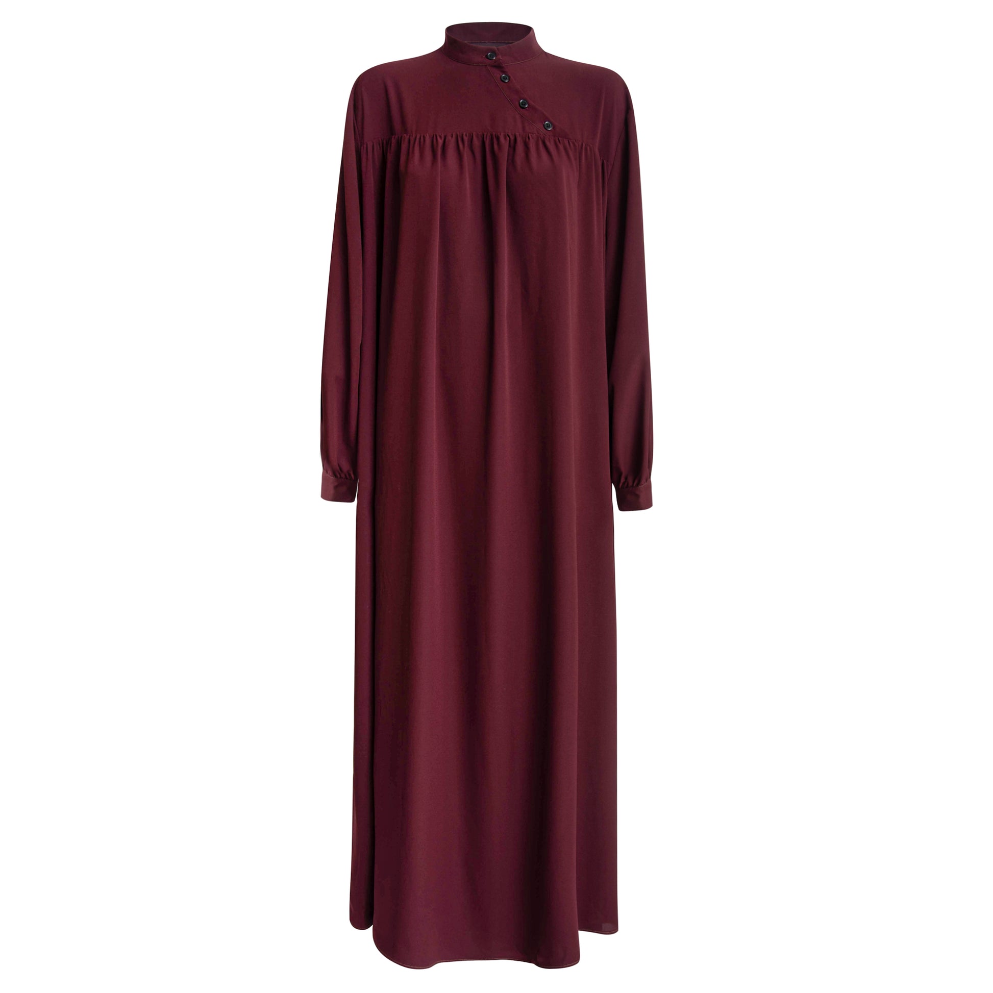 Burgundy Flare Dress Modest Fashion Planet Burgundy Flare Dress Modest Fashion Planet